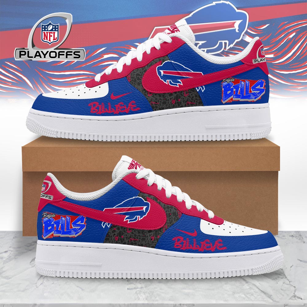 Buffalo Bills | Premium NFL Playoffs 2025-26 AF1 Shoes