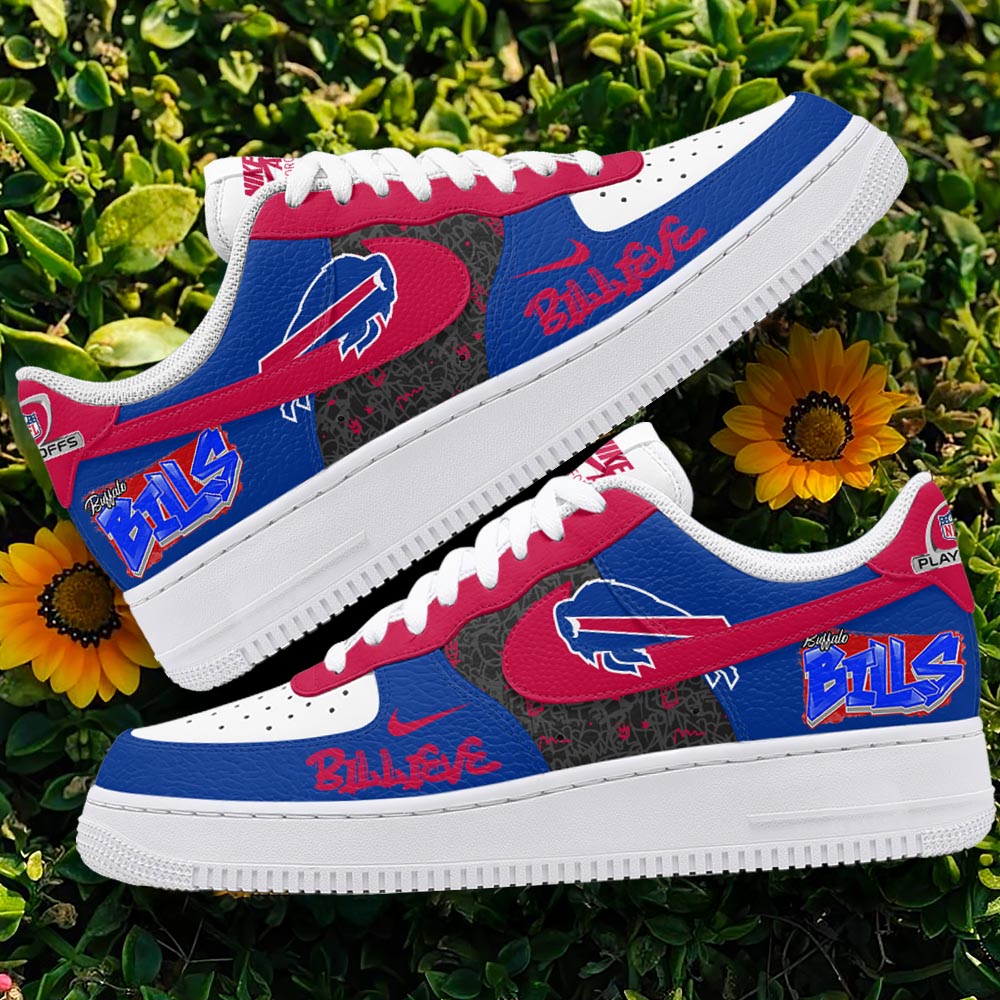 Buffalo Bills | Premium NFL Playoffs 2025-26 AF1 Shoes - Image 2