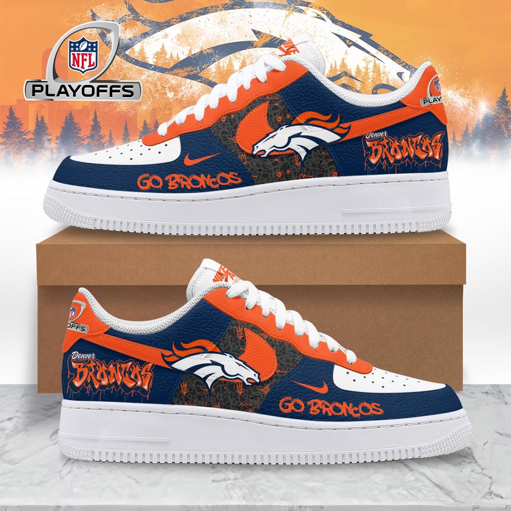 Denver Broncos | Premium NFL Playoffs 2025-26 AF1 Shoes