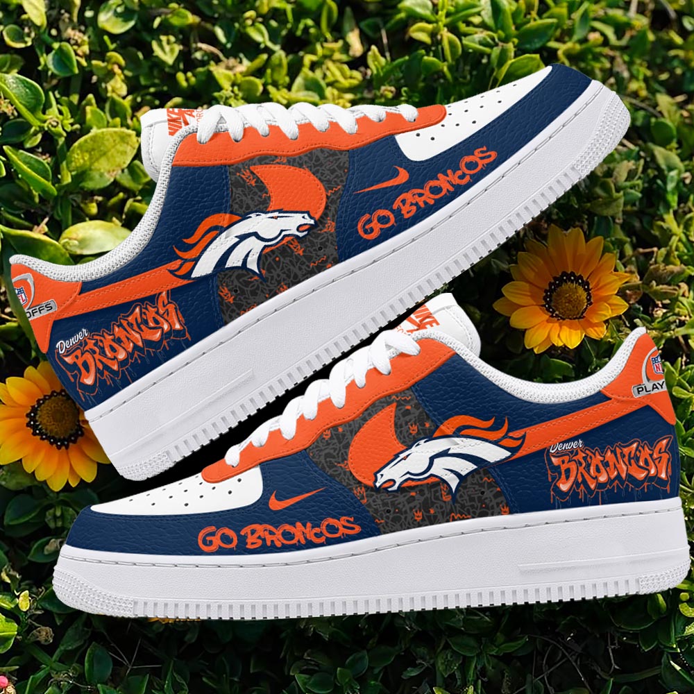 Denver Broncos | Premium NFL Playoffs 2025-26 AF1 Shoes - Image 2