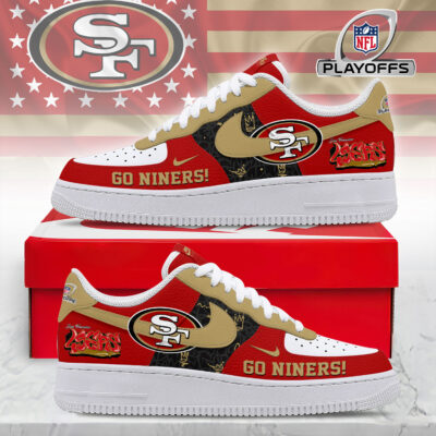 San Francisco 49ers | Premium NFL Playoffs 2025-26 AF1 Shoes