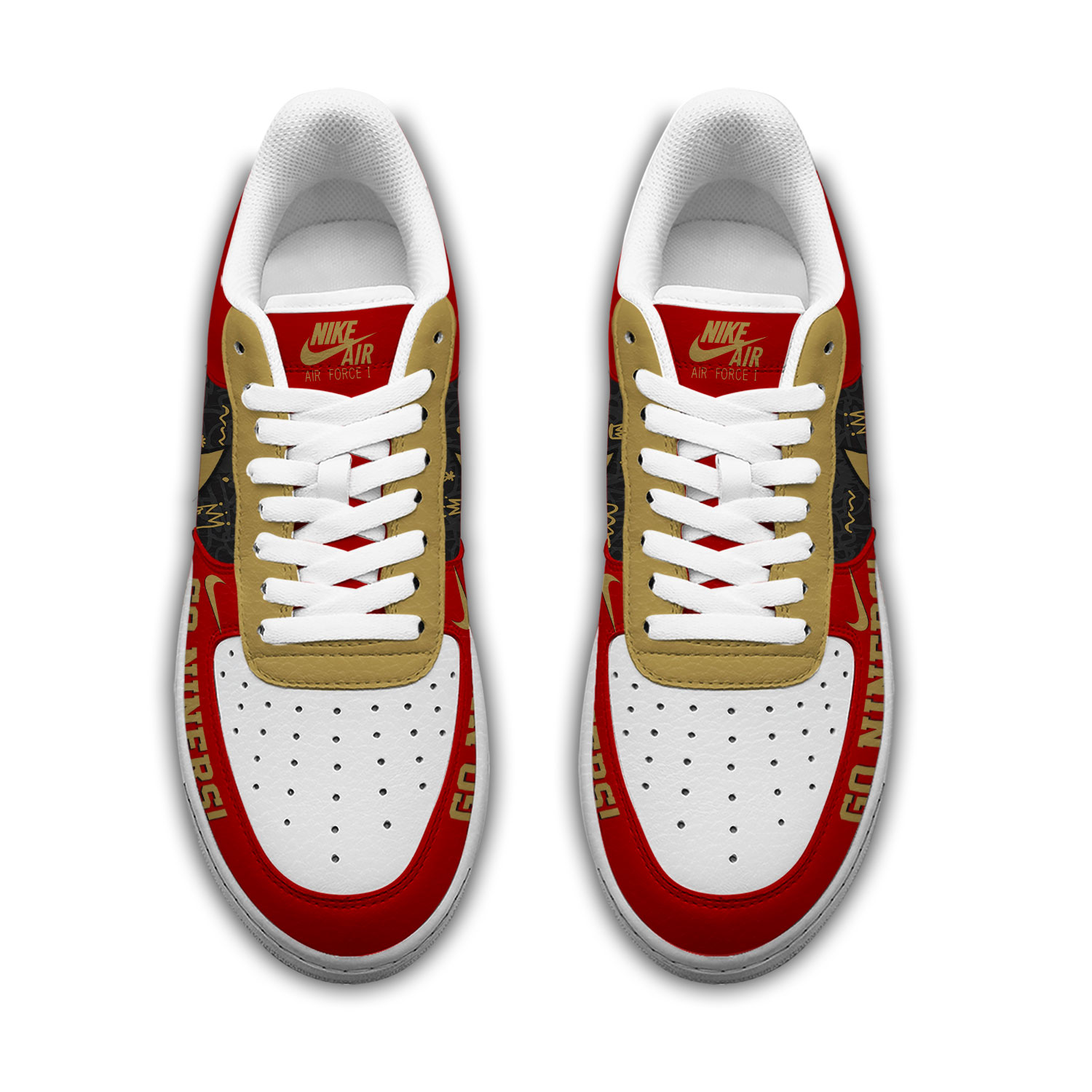 San Francisco 49ers | Premium NFL Playoffs 2025-26 AF1 Shoes - Image 3