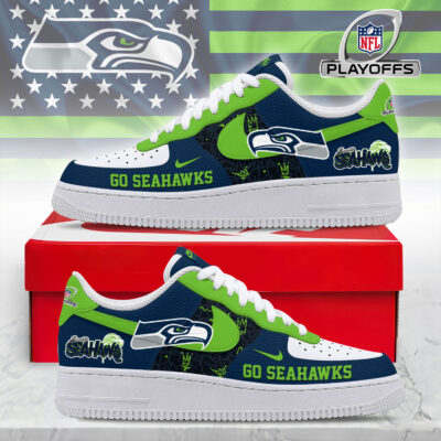 Seattle Seahawks | Premium NFL Playoffs 2025-26 AF1 Shoes