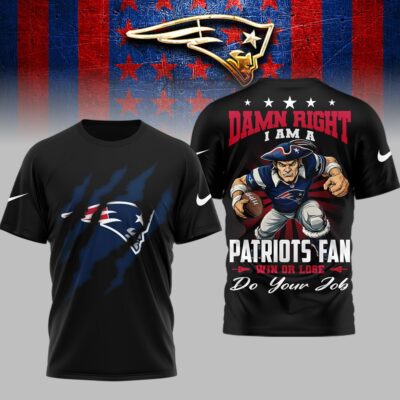 New England Patriots | Premium NFL Go Pats 3D Shirt