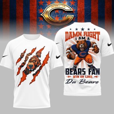 Chicago Bears | Premium NFL Da Bears 3D Shirt
