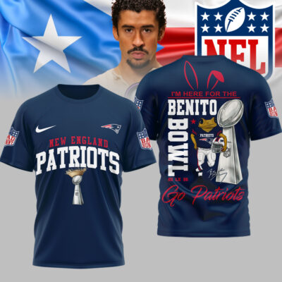 New England Patriots | Premium NFL Benito Bowl 3D Shirt