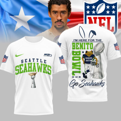 Seattle Seahawks | Premium NFL Benito Bowl 3D Shirt