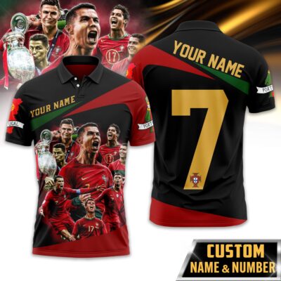 Portugal | Premium FIFA World Cup 2026 3D Polo Shirt