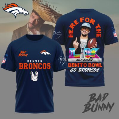 Denver Broncos | Premium NFL Benito Bowl 3D Shirt