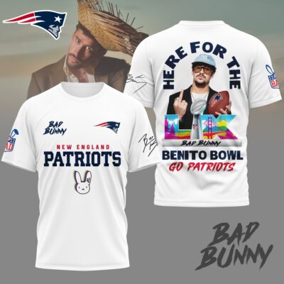 New England Patriots | Premium NFL Benito Bowl 3D Shirt