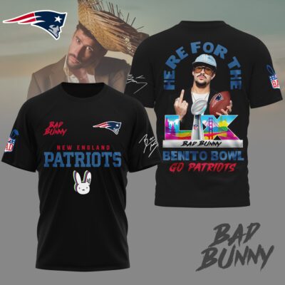 New England Patriots | Premium NFL Benito Bowl 3D Shirt