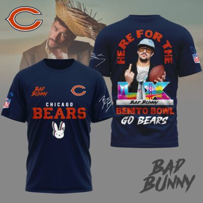 Chicago Bears | Premium NFL Benito Bowl 3D Shirt