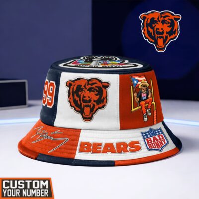 Chicago Bears | Premium Bad Bunny x Super Bowl 2026 Bucket Hat - M