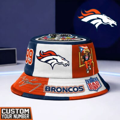 Denver Broncos | Premium Bad Bunny x Super Bowl 2026 Bucket Hat - L