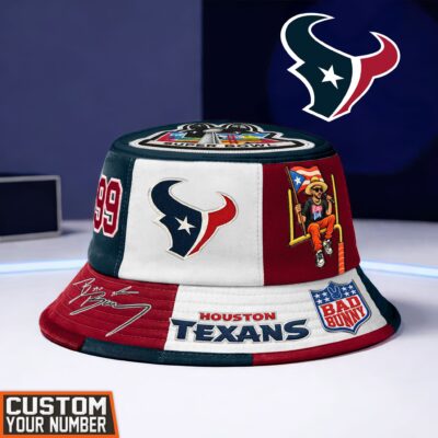 Houston Texans | Premium Bad Bunny x Super Bowl 2026 Bucket Hat - M