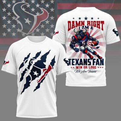 Houston Texans | Premium NFL We Are Texans 3D Shirt