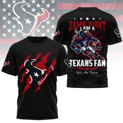 Houston Texans | Premium NFL We Are Texans 3D Shirt
