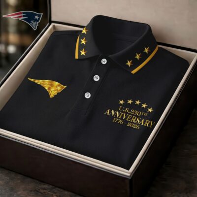 New England Patriots | Premium NFL US 250th Anniversary 3D Polo Shirt