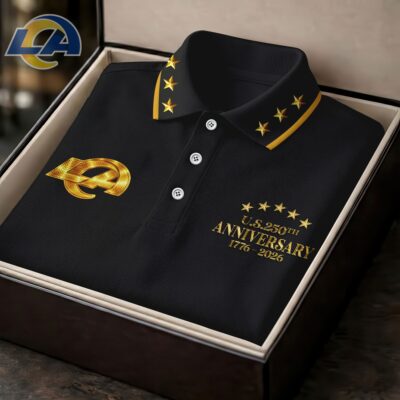Los Angeles Rams | Premium NFL US 250th Anniversary 3D Polo Shirt