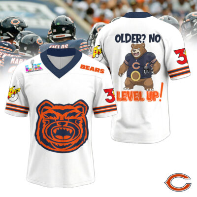 Chicago Bears | Premium Super Bowl x Pokemon 30th Anniversary V-neck Baseball Jersey HY