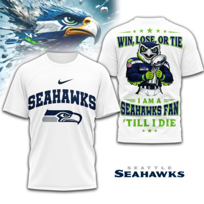 Seattle Seahawks | Premium NFL Football Fan Till I Die 3D Shirt