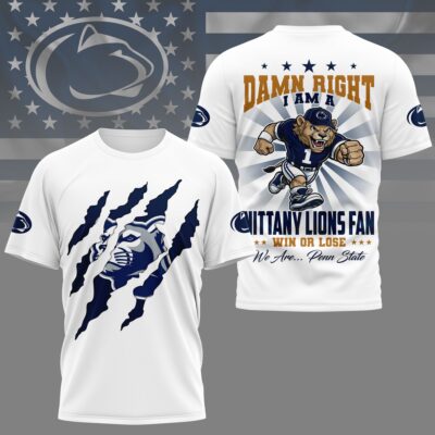 Penn State Nittany Lions | Premium NCAA Forever Fan 3D Shirt