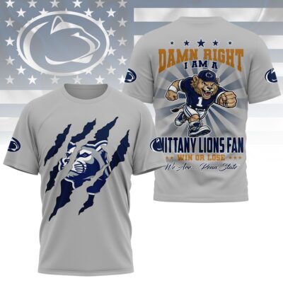 Penn State Nittany Lions | Premium NCAA Forever Fan 3D Shirt