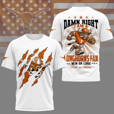 Texas Longhorns | Premium NCAA Forever Fan 3D Shirt