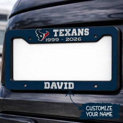 Houston Texans | Premium NFL Pride License Plate Frame