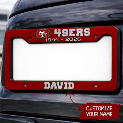 San Francisco 49ers | Premium NFL Pride License Plate Frame