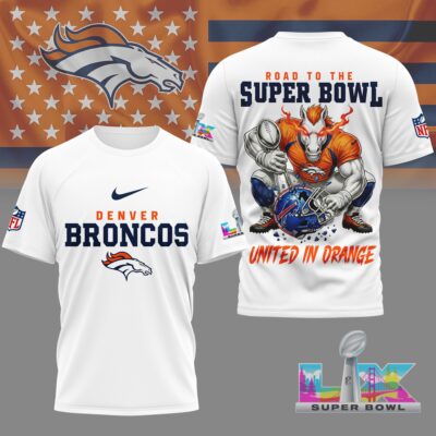Denver Broncos | Premium NFL Road To Super Bowl 3D Shirt