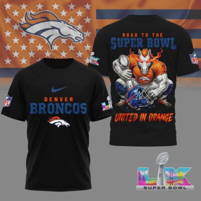 Denver Broncos | Premium NFL Road To Super Bowl 3D Shirt