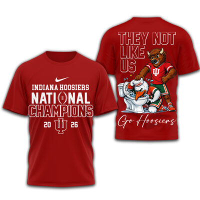 Indiana Hoosiers | Premium NCAA 2026 CFP National Champions 3D Shirt
