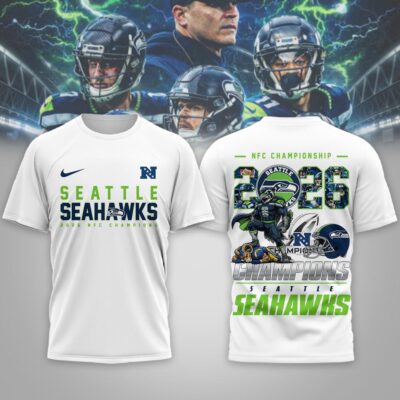 Seattle Seahawks | Premium NFL 2026 Super Bowl 3D Shirt
