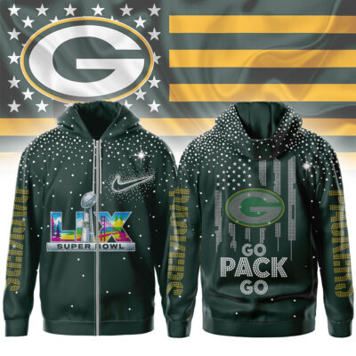 Green Bay Packers | Premium NFL 2026 Super Bowl 3D Zip Hoodie HY