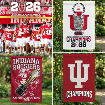 Indiana Hoosiers | Premium NCAA 2026 CFP National Champions Printed Flag