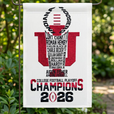 Indiana Hoosiers | Premium NCAA 2026 CFP National Champions Printed Flag