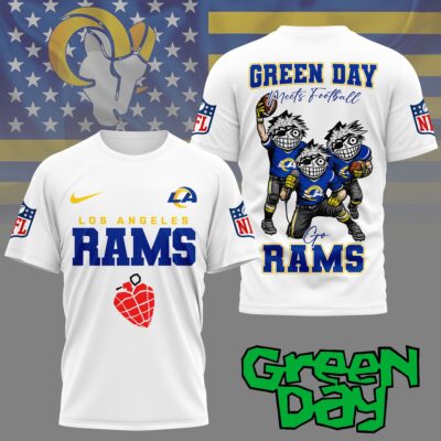 Los Angeles Rams | Premium NFL Green Day Fan 3D Shirt NY