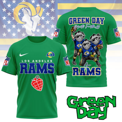 Los Angeles Rams | Premium NFL Green Day Fan 3D Shirt NY