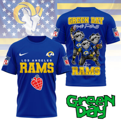 Los Angeles Rams | Premium NFL Green Day Fan 3D Shirt NY