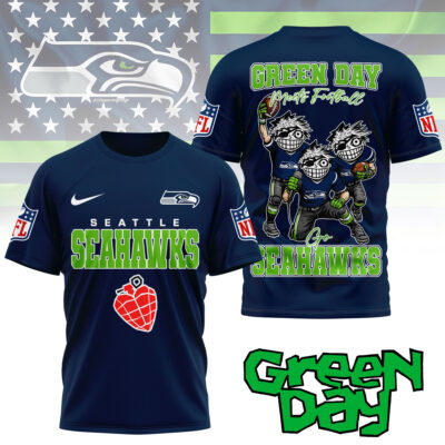 Seattle Seahawks | Premium NFL Green Day Fan 3D Shirt NY