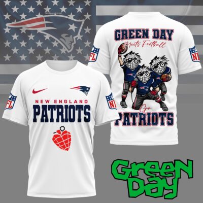 New England Patriots | Premium NFL Green Day Fan 3D Shirt NY