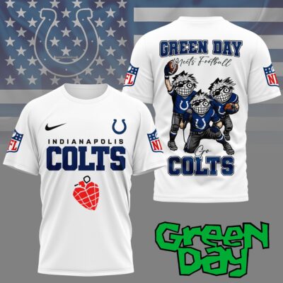 Indianapolis Colts | Premium NFL Green Day Fan 3D Shirt NY