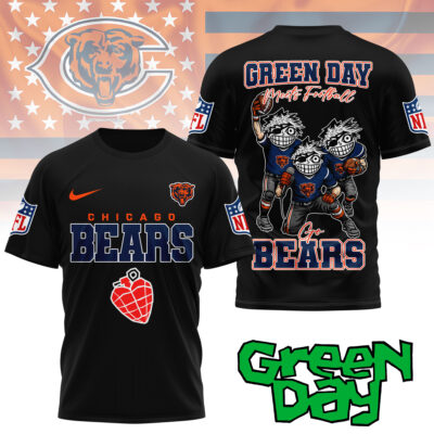 Chicago Bears | Premium NFL Green Day Fan 3D Shirt NY