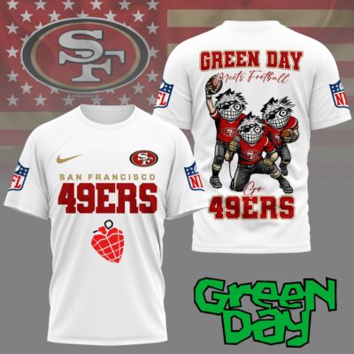 San Francisco 49ers | Premium NFL Green Day Fan 3D Shirt NY