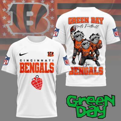 Cincinnati Bengals | Premium NFL Green Day Fan 3D Shirt NY