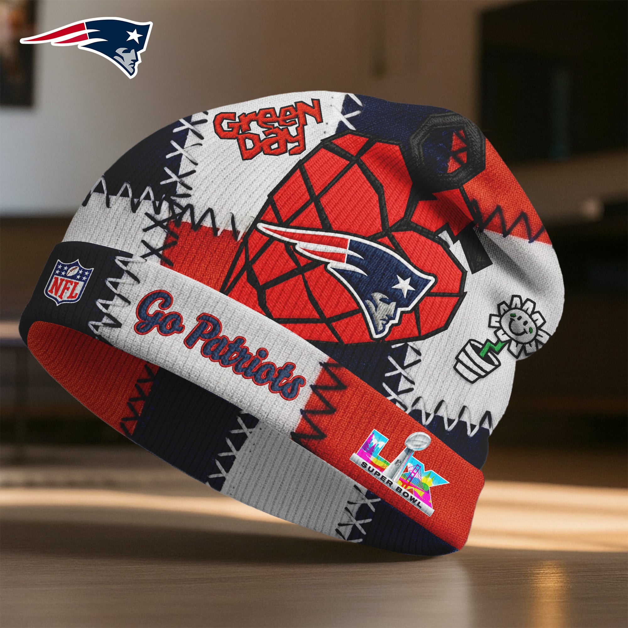 New England Patriots | Premium NFL 2026 Super Bowl 3D Shirt