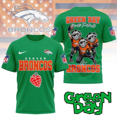 Denver Broncos | Premium NFL Green Day Fan 3D Shirt NY