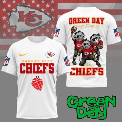 Kansas City Chiefs | Premium NFL Green Day Fan 3D Shirt NY