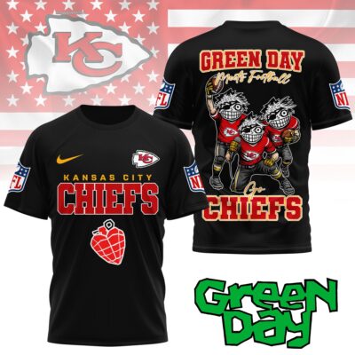 Kansas City Chiefs | Premium NFL Green Day Fan 3D Shirt NY